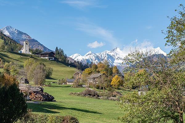 Ben Raneburger: Matrei in Osttirol, St. Nikolaus, Blickrichtung Virgental