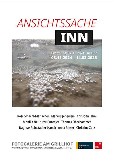 © Werner Neururer, Rosi Gmachl-Mariacher Plakat Ansichtssache Inn